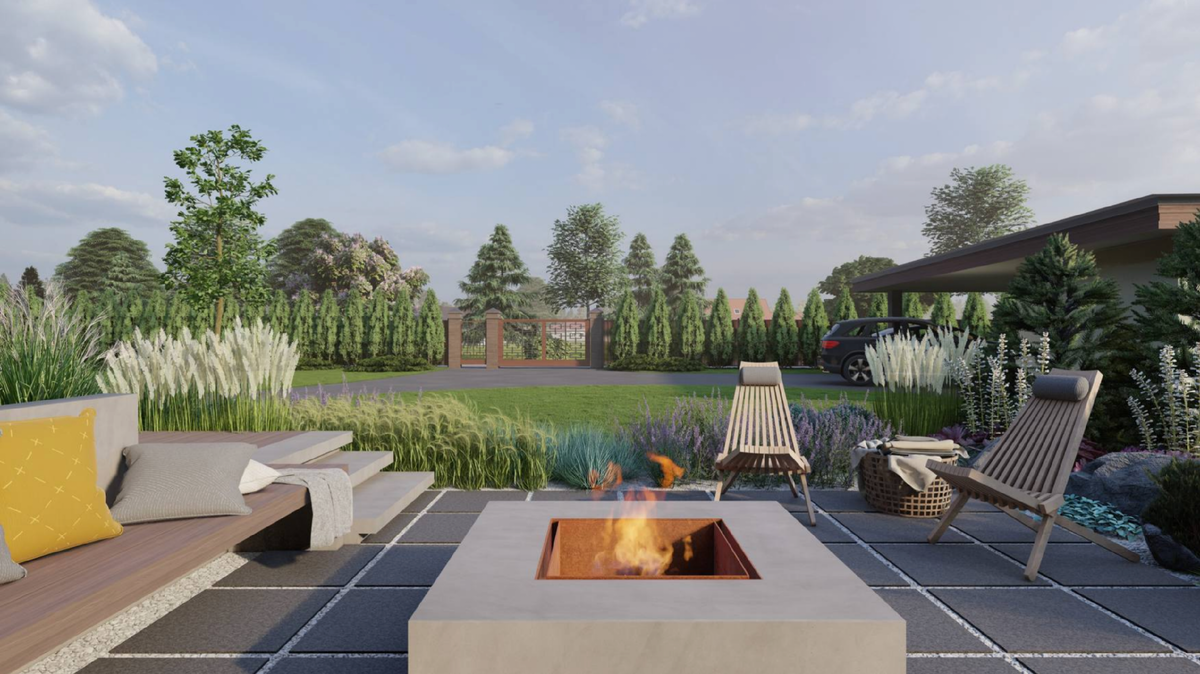 Визуализации к проекту «Сад ароматов».