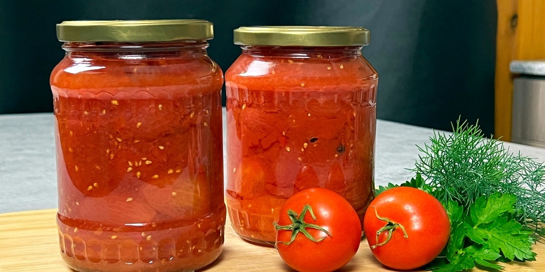 Я продолжаю делать заготовки на зиму: помидоры в собственном соку