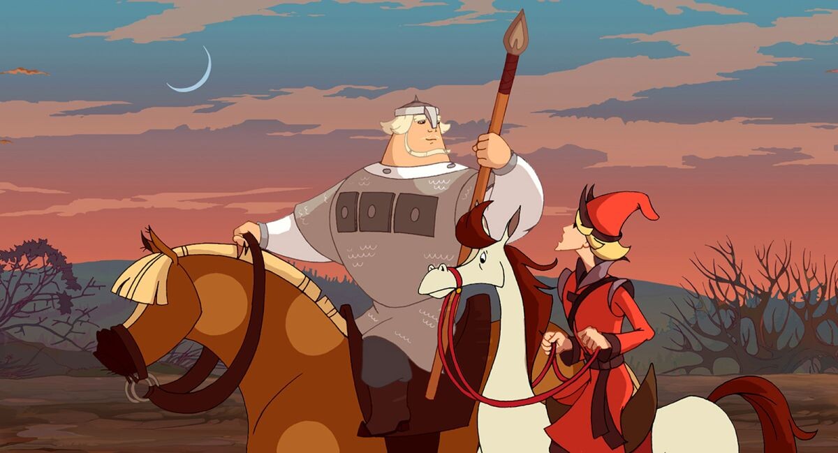 Гонец отважился отправиться с Добрыней на опасное задание, чтобы спасти любимую. Источник: студия «Мельница»📷
