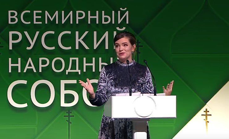 Мария Попова не первый раз срывает покровы. Фото: Скриншот видео/Царьград 