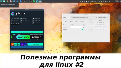 Полезные программы для linux #2 - input remapper и scrcpy(архив Youtube)