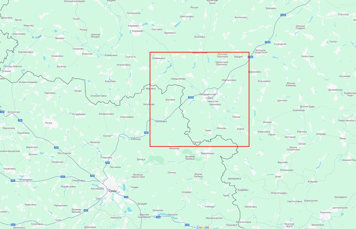 Примерно в этом районе зафиксированы продвижения противника.