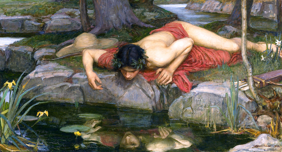 Джон Уильям Уотерхаус, «Эхо и Нарцисс», 1903г.  Художественная галерея Уокера