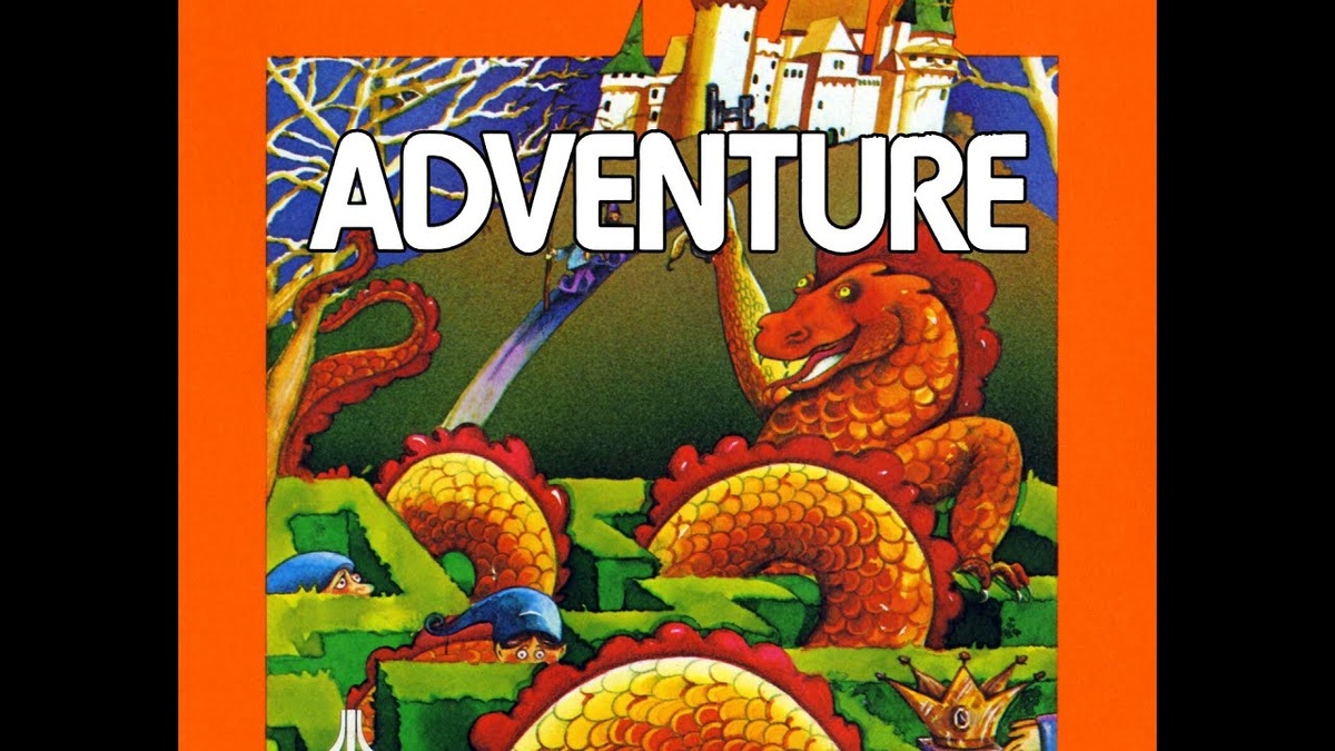 Обложка видеоигры «Adventure», выпущенной в 1977 году.