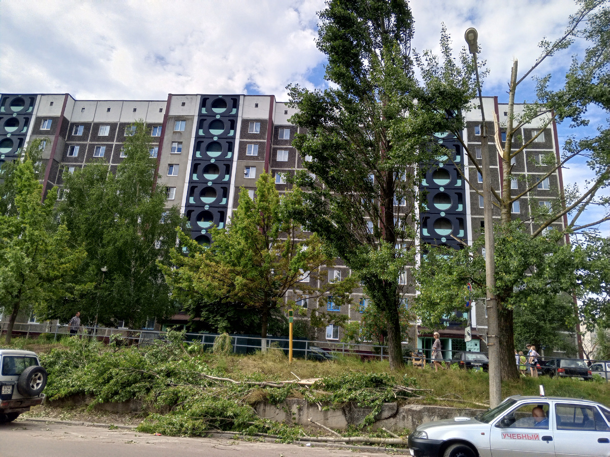 Ураган -14.07.2024, Мозырь, Беларусь. Съёмка - 15.07.2024. Автор: Алена Добронравова