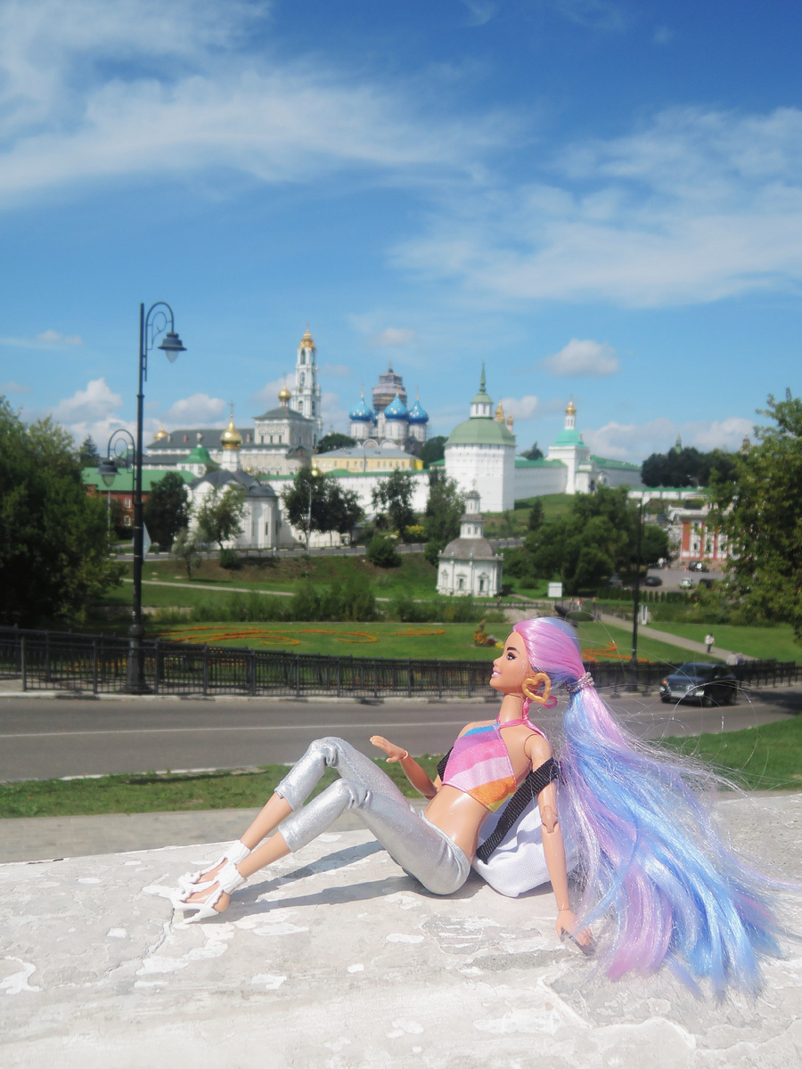 Вид на Троице-Сергиеву Лавру со смотровой площадки