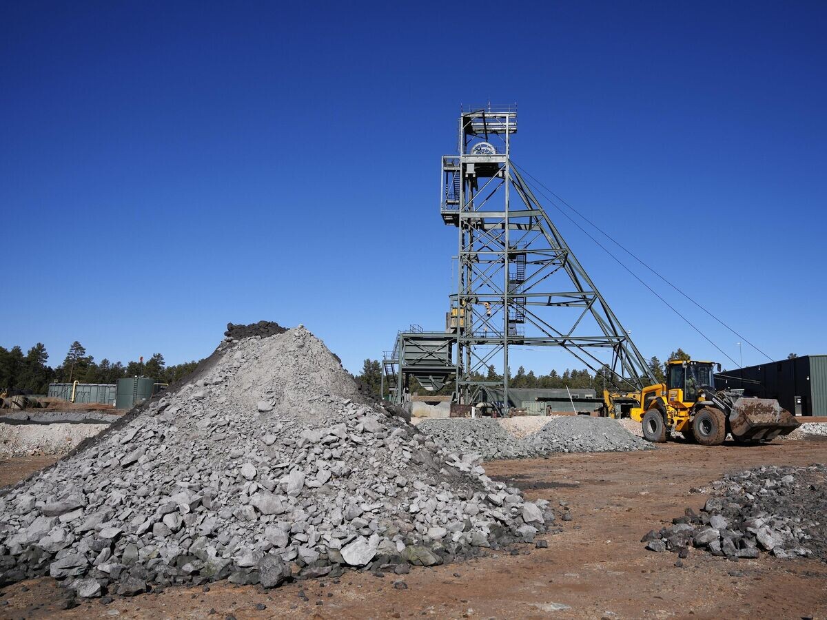    Урановый рудник компании Energy Fuels Inc. недалеко от Тусаяна, штат Аризона© AP Photo / Ross D. Franklin