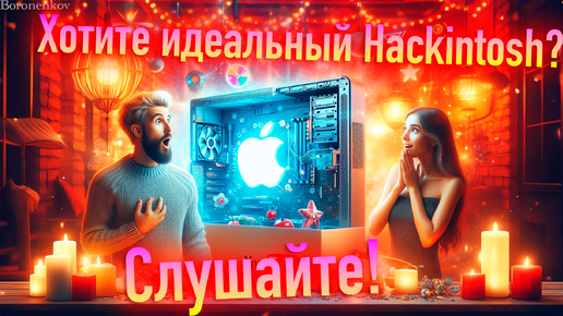 ХОТИТЕ ИДЕАЛЬНЫЙ HACKINTOSH?! MACOS 14 | MACOS 15 | СЛУШАЙТЕ! - ALEXEY BORONENKOV | 4K