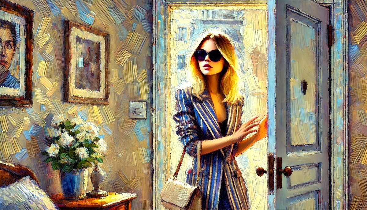 Глубоко вздохнув, она решительно открыла дверь и шагнула в прихожую.