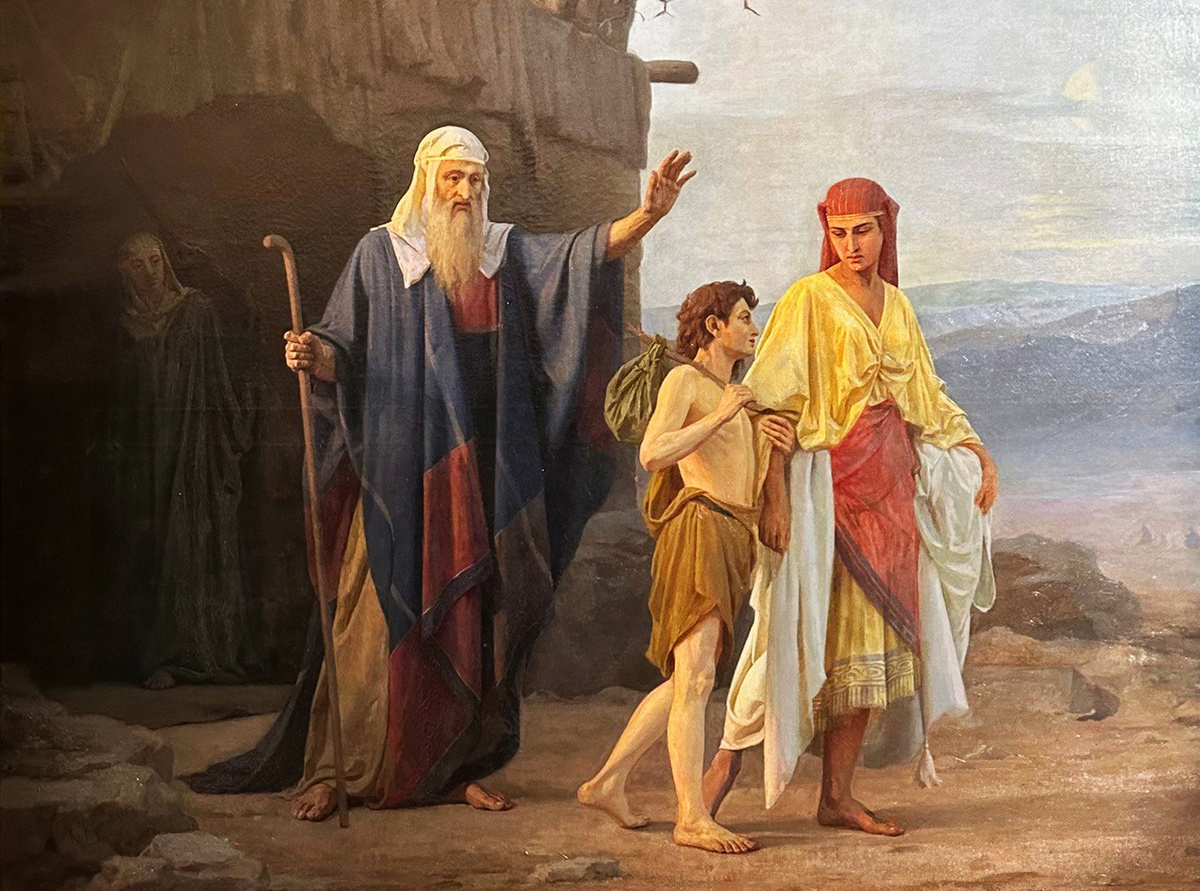 Авраам изгоняет Агарь и Измаила