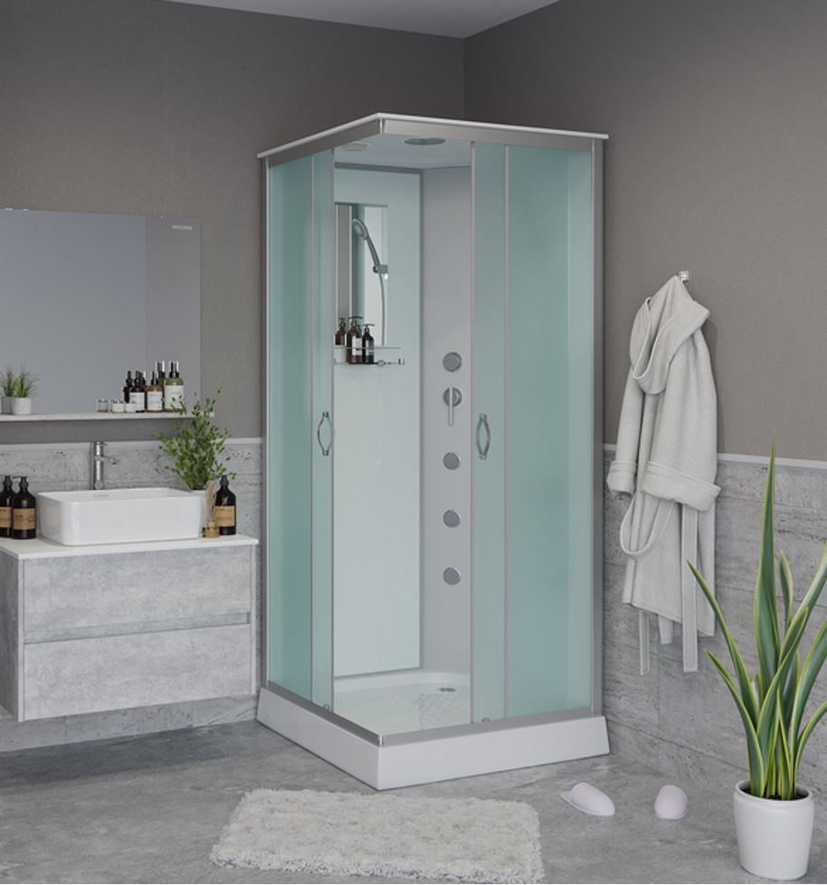 Модель NG-1101-14G (90х90х215 см)