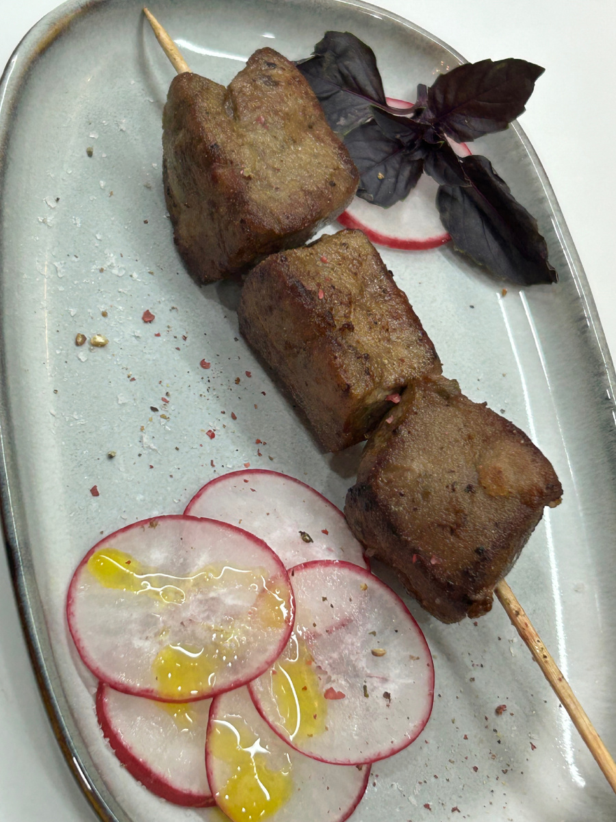 Шашлык из печени