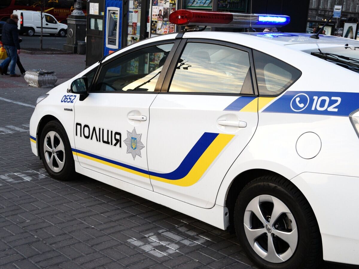    Автомобиль украинской полиции в Киеве© РИА Новости / Стрингер