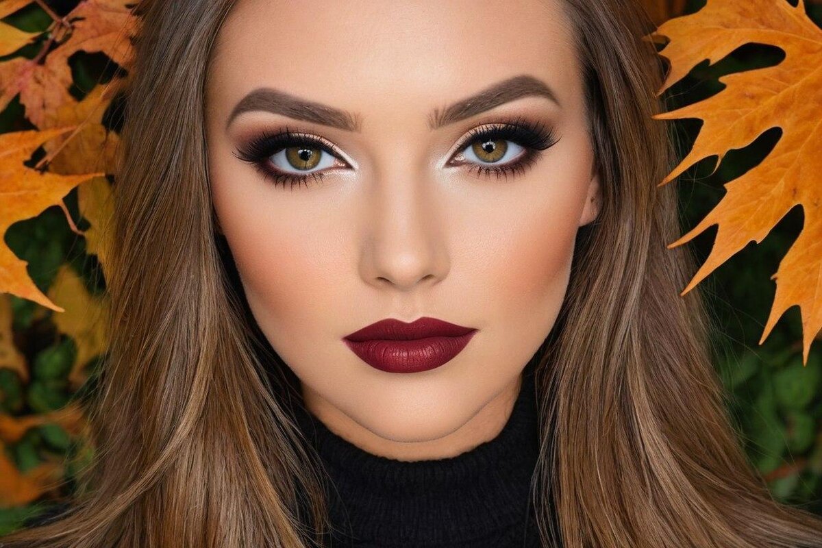  Картинка 1. Макияж на осень 2024 года
