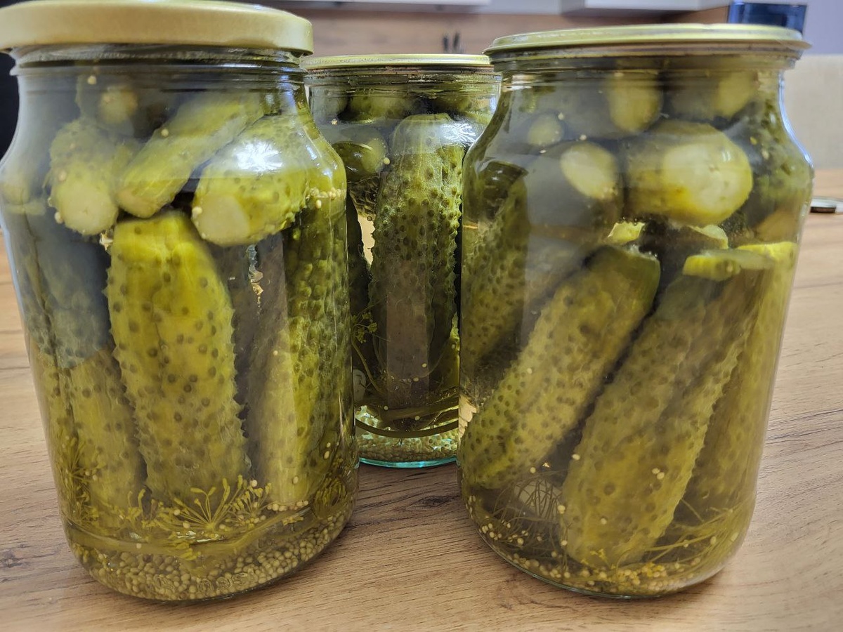 Маринованные огурцы по-болгарски за 3 минуты