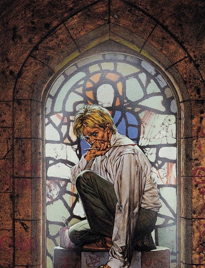 Джон Константин из комиксов "Hellblazer". 