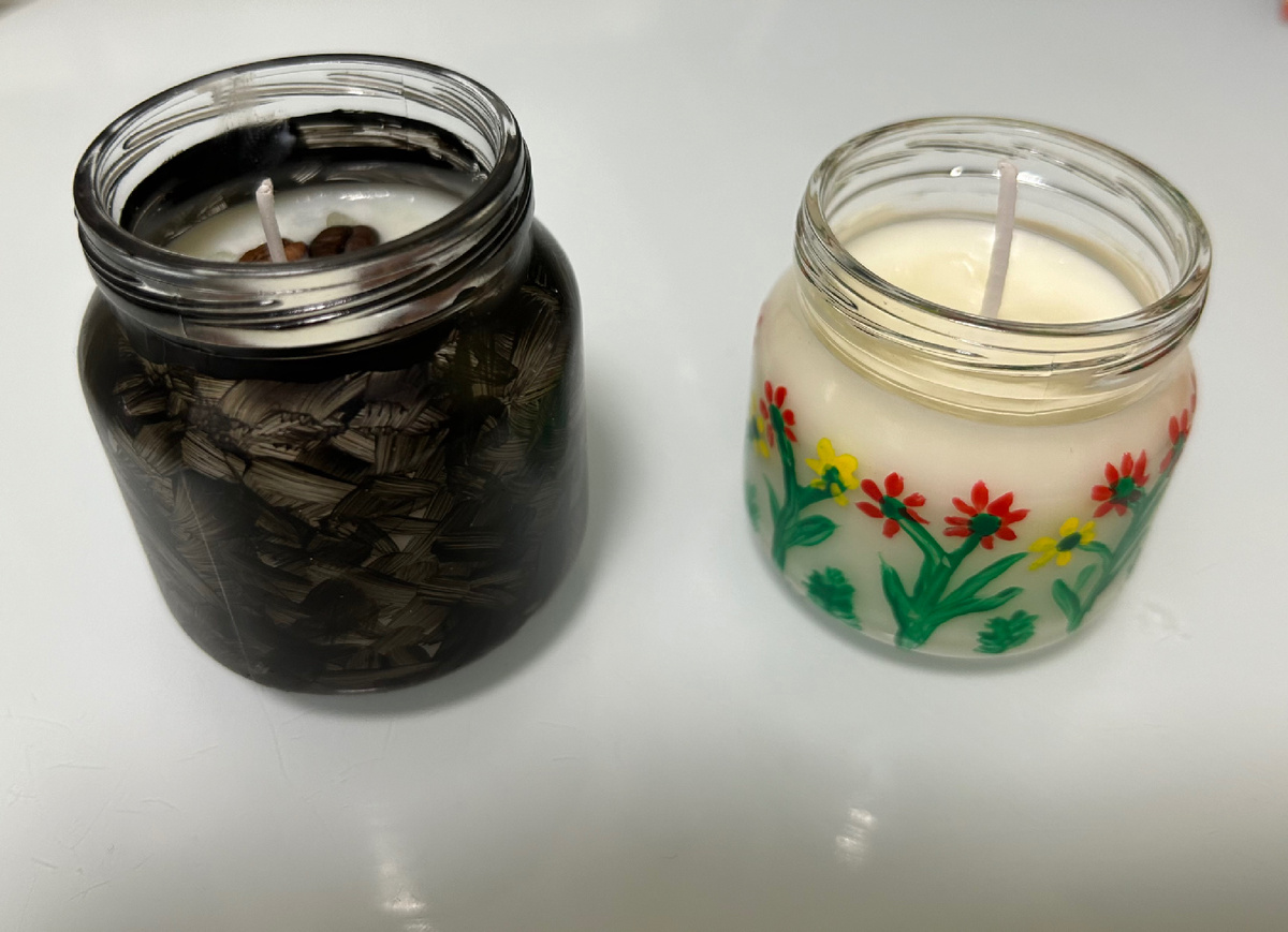 Вот такие свечи получились (фото автора)