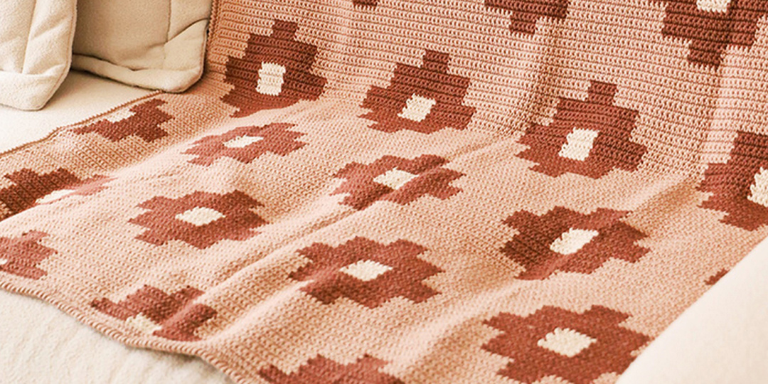 6 уютных пледов, которые можно связать крючком