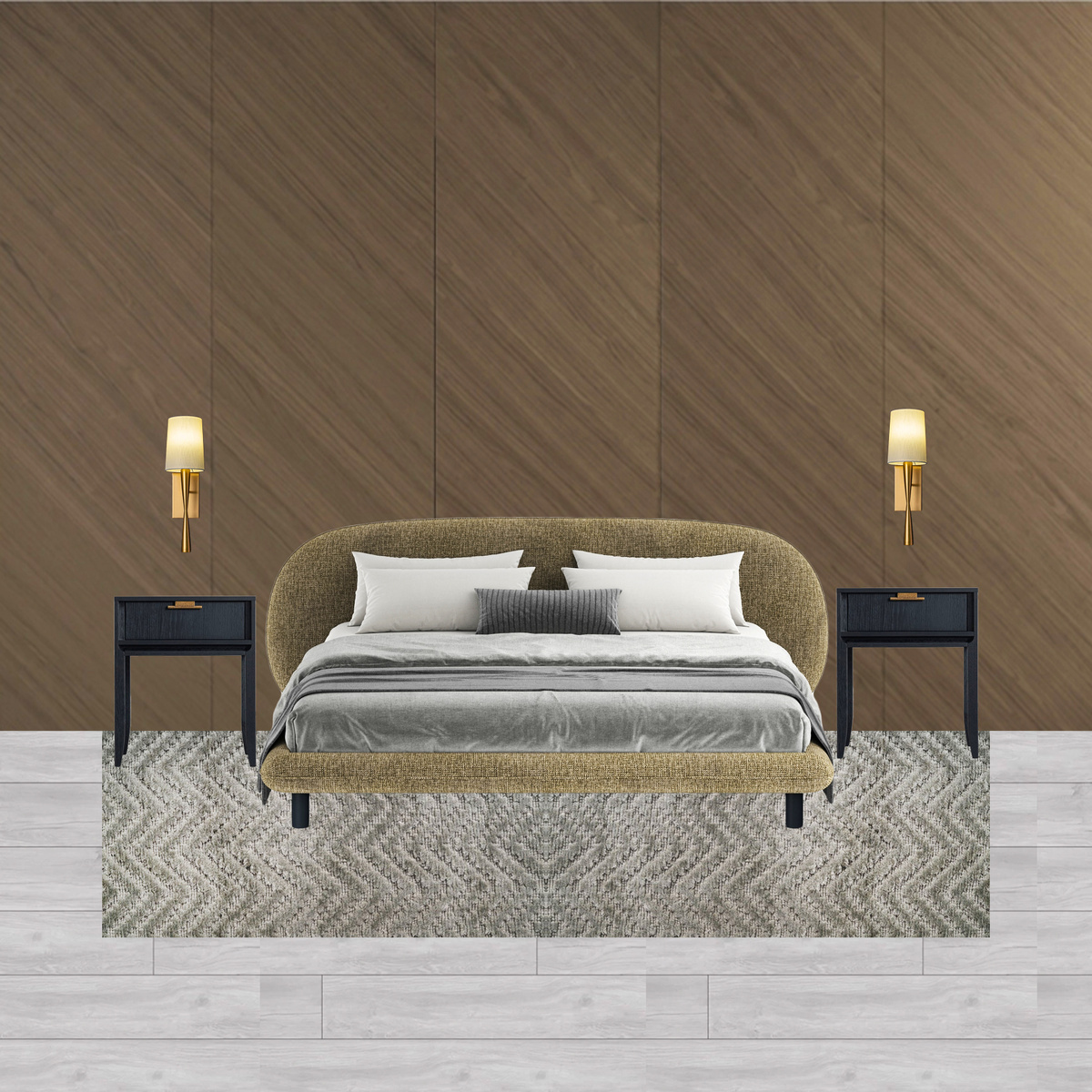 Стеновые панели, как возможный вариант (коллаж)