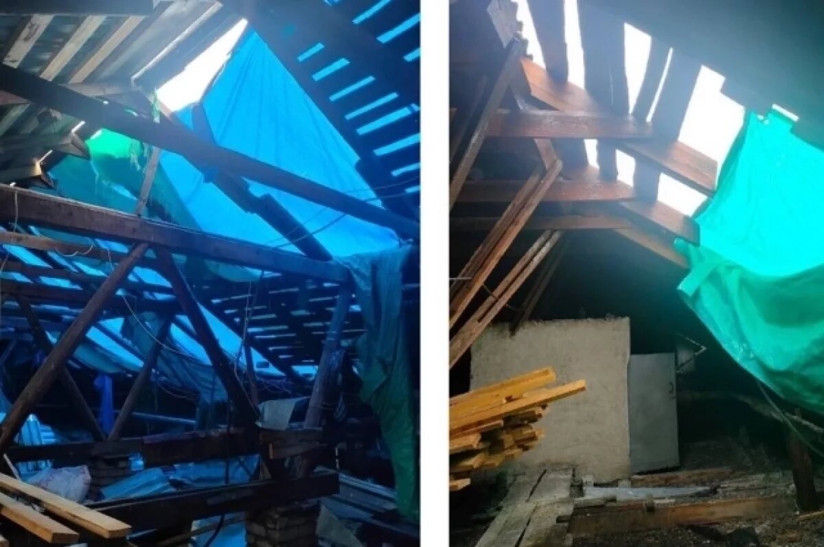    Во время ливня 8 августа специалисты ГЖИ осмотрели дома, где проводятся капитальные ремонты крыш и демонтированы кровли