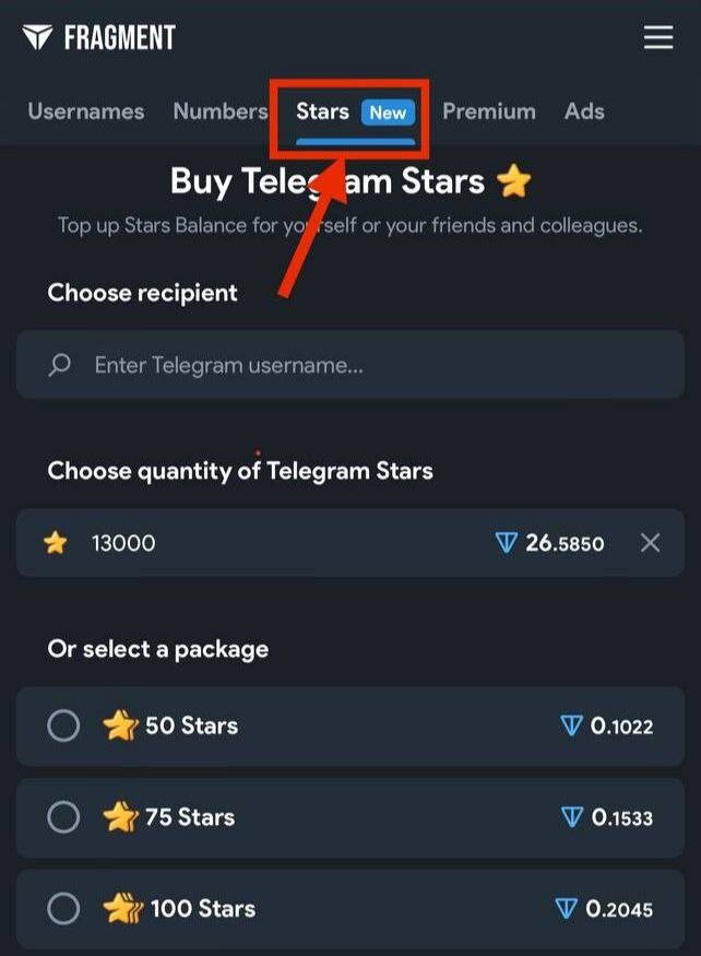 https://fragment.com/stars