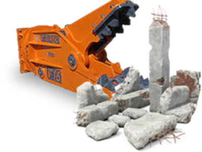 Бетонолом для первичного разделения ЖБИ