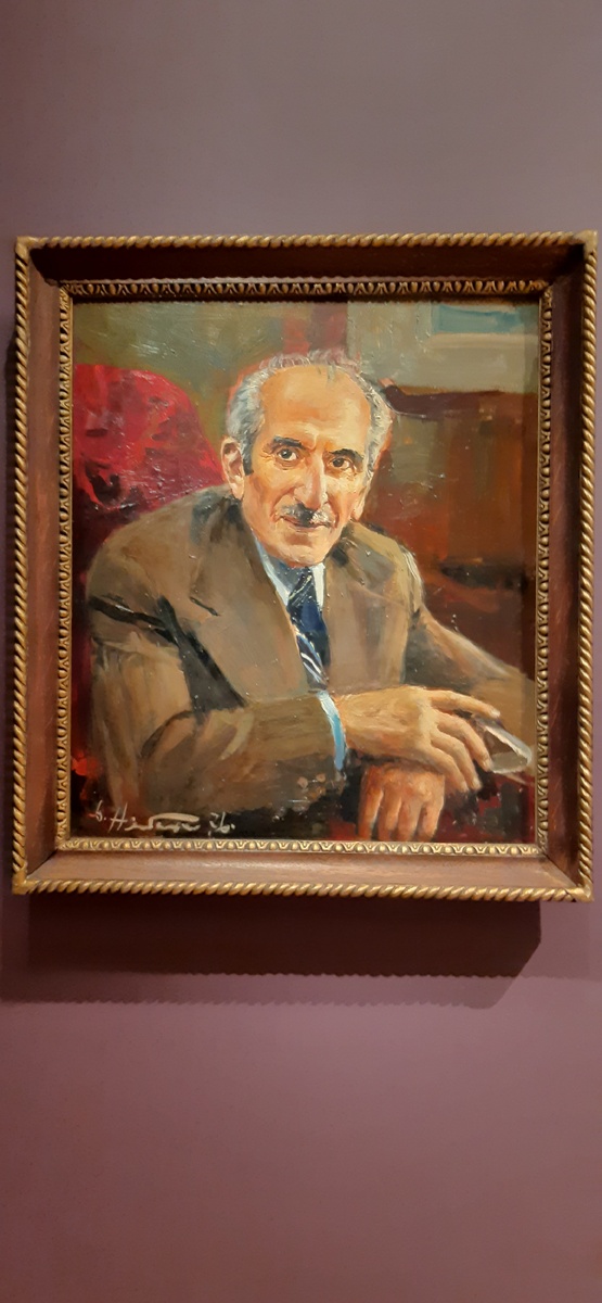 Дмитрий Налбандян. Портрет А. Я. АБРАМЯНА. Холст, масло. Собрание семьи Абрамяна.