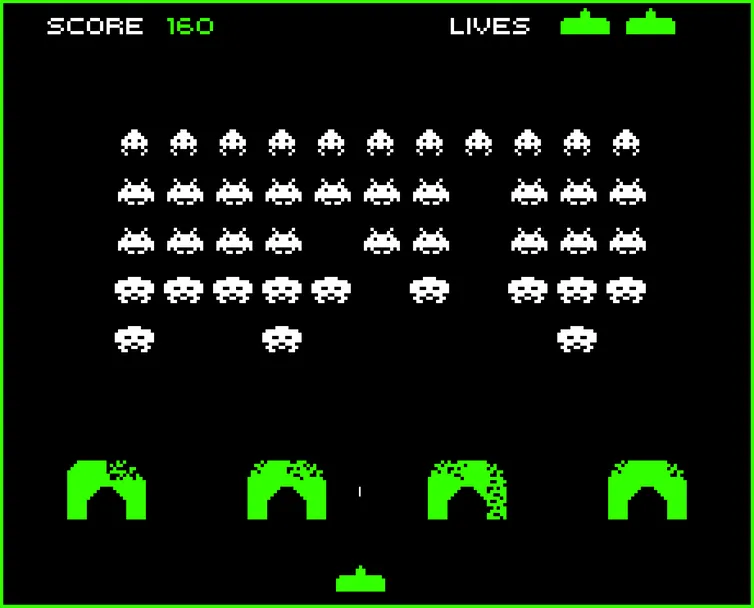 Space Invaders в далеком 1978 году