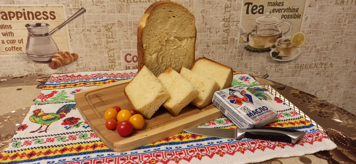 Вкусный, воздушный и молочно сливочный Хлеб в домашних условиях