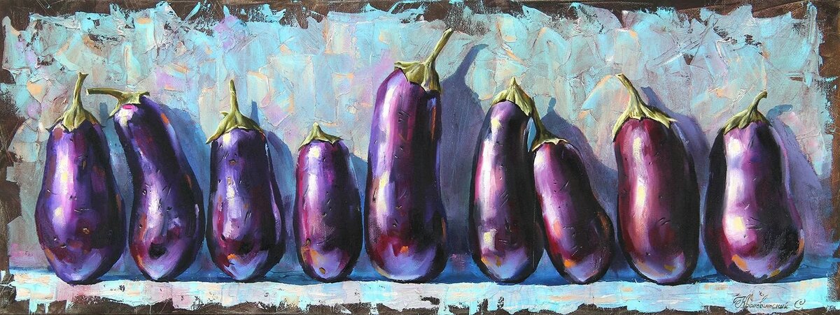 Баклажанная живопись