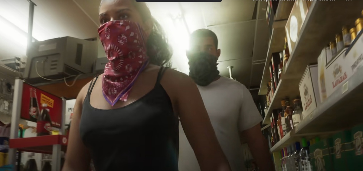 Скриншот: трейлер игры GTA 6