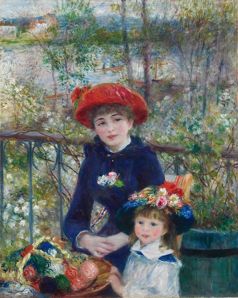 Две сестры (На террасе), 1881