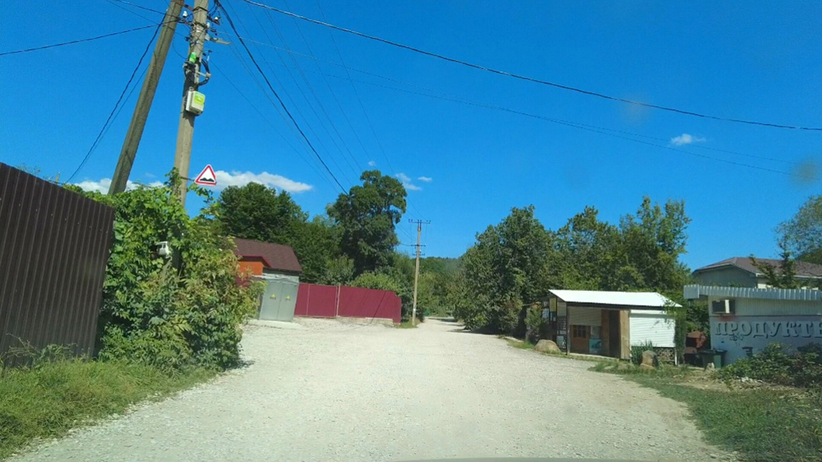 Дорога через СНТ