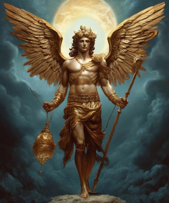 Вот такого Марса-Меркурия выдал мне ИИ под названием Шедеврум. Мне понравилось.