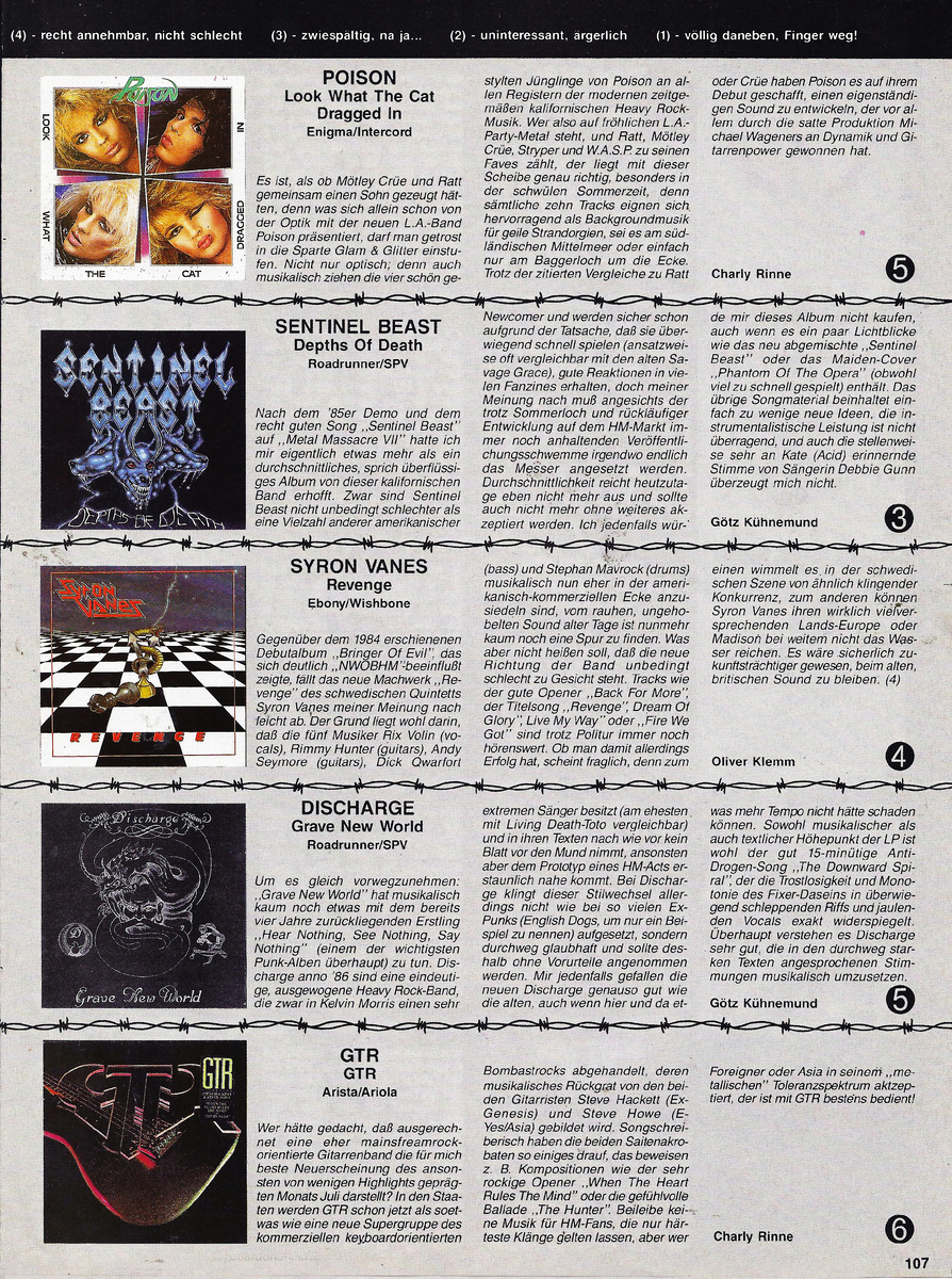 Страница журнала Metal Hammer