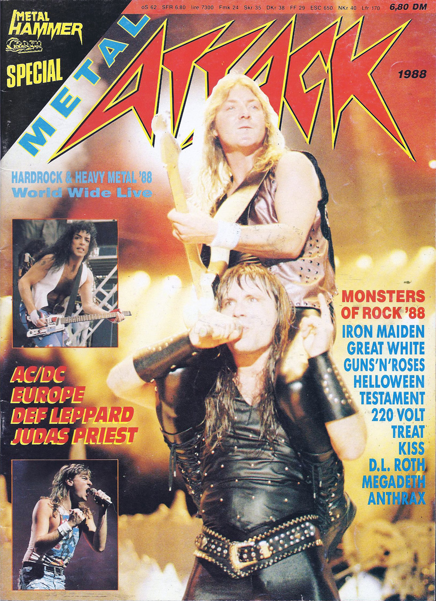 Обложка журнала Metal Attack