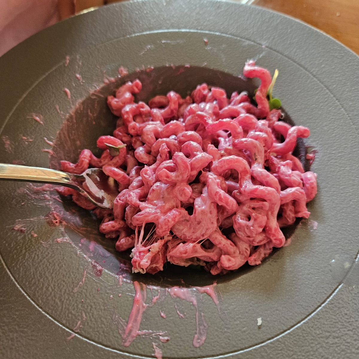 Паста "Барби" из детского меню