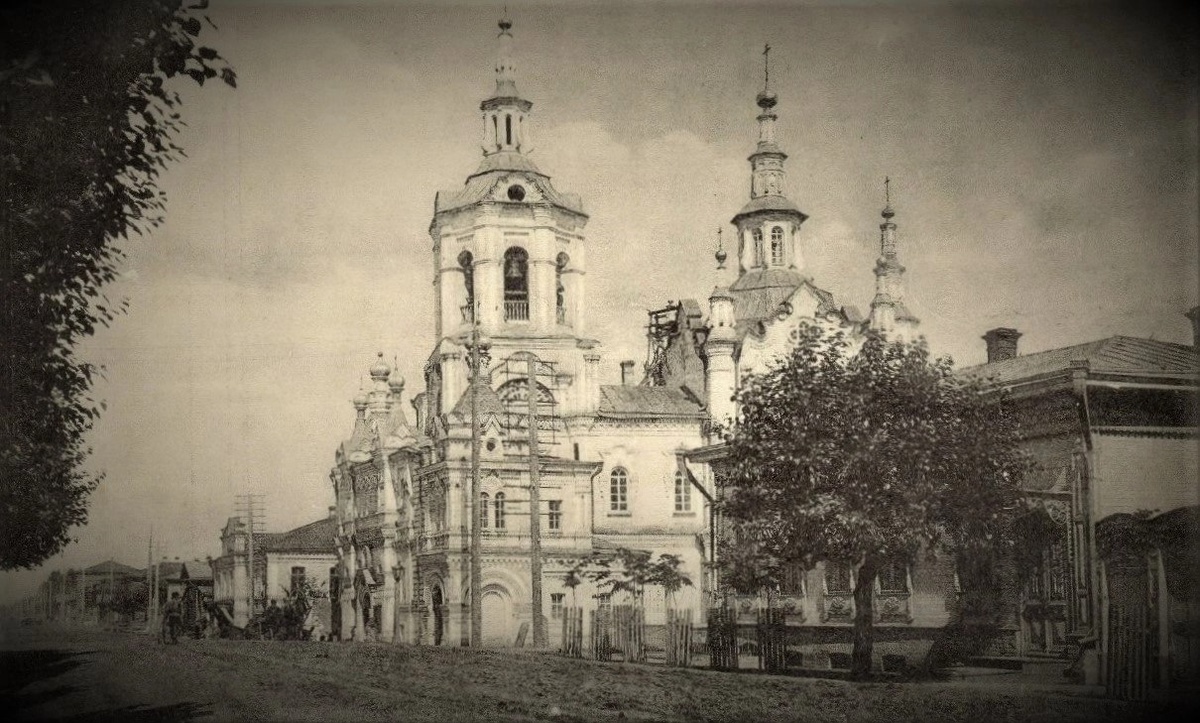 Улица Спасская за восемь лет до переименования, 1914 год. Фото: «ТЮМЕНЬ до НАШЕЙ ЭРЫ»