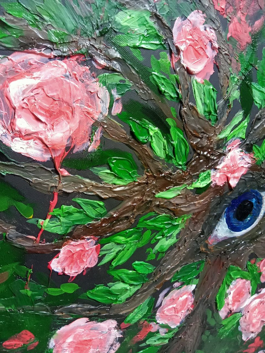 Моя новая интерьерная картина "Флора"