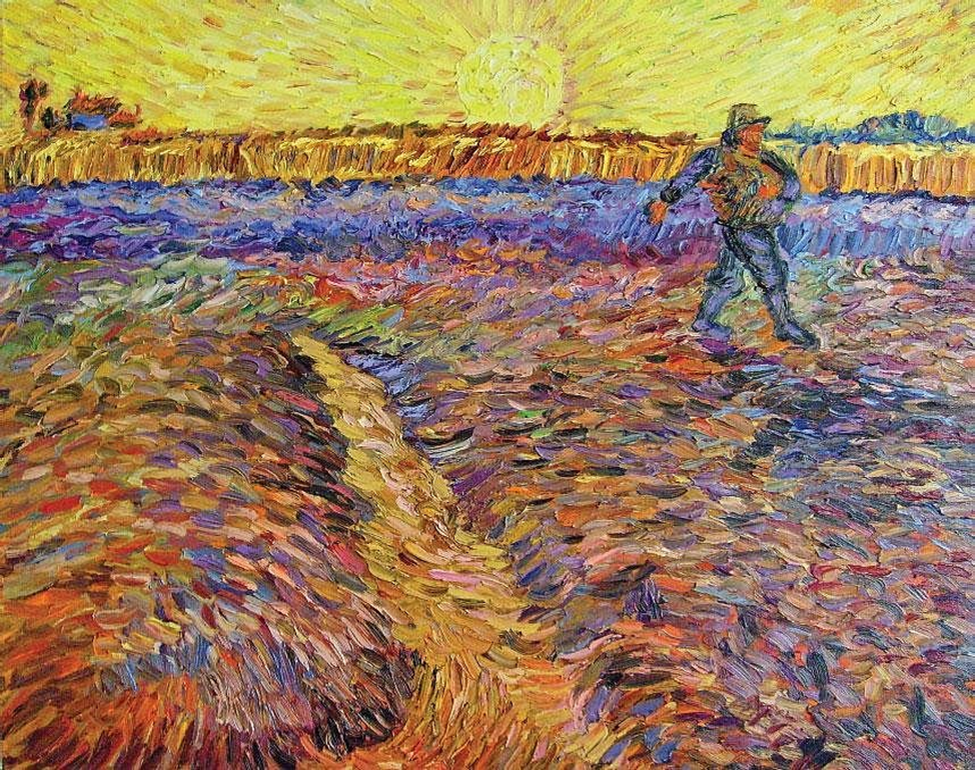 Винсент Ван Гог. Сеятель. 1888. Холст, масло. 32 × 40 см. Музей Винсента ван Гога, Амстердам, Нидерланды