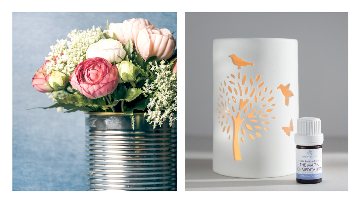 Аромалампа из жестяной банки