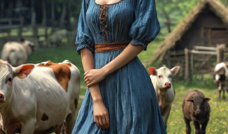 Деревенская девушка