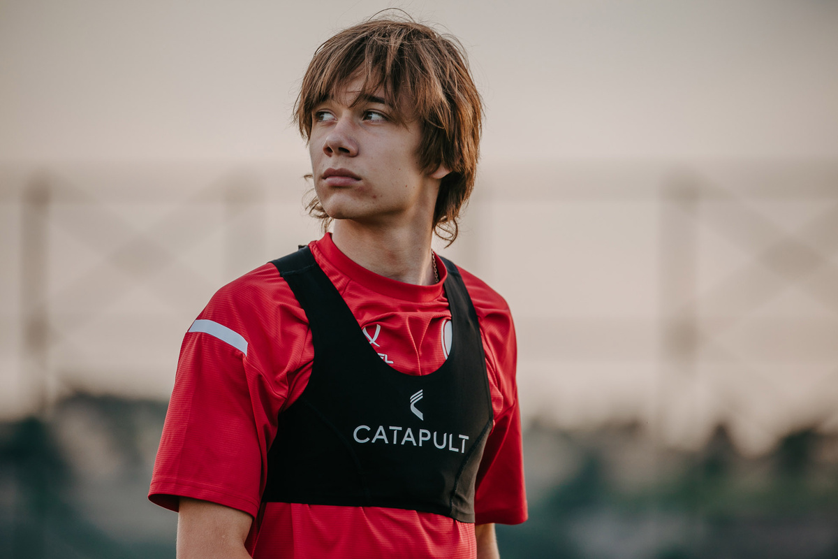 Арсений Дмитриев в составе "Акрона"