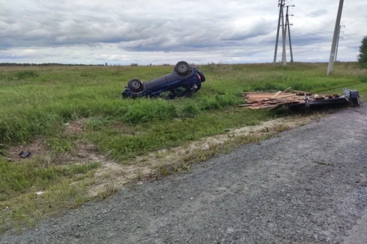    Под Тюменью погиб пенсионер за рулем автомобиля с прицепом