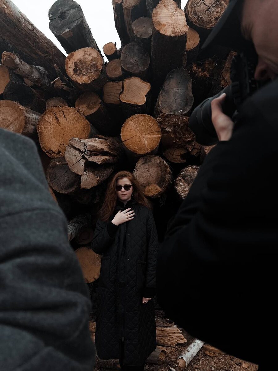 Импровизированная съёмка в поездке с сестрами Набока в Карелии, 2022 год