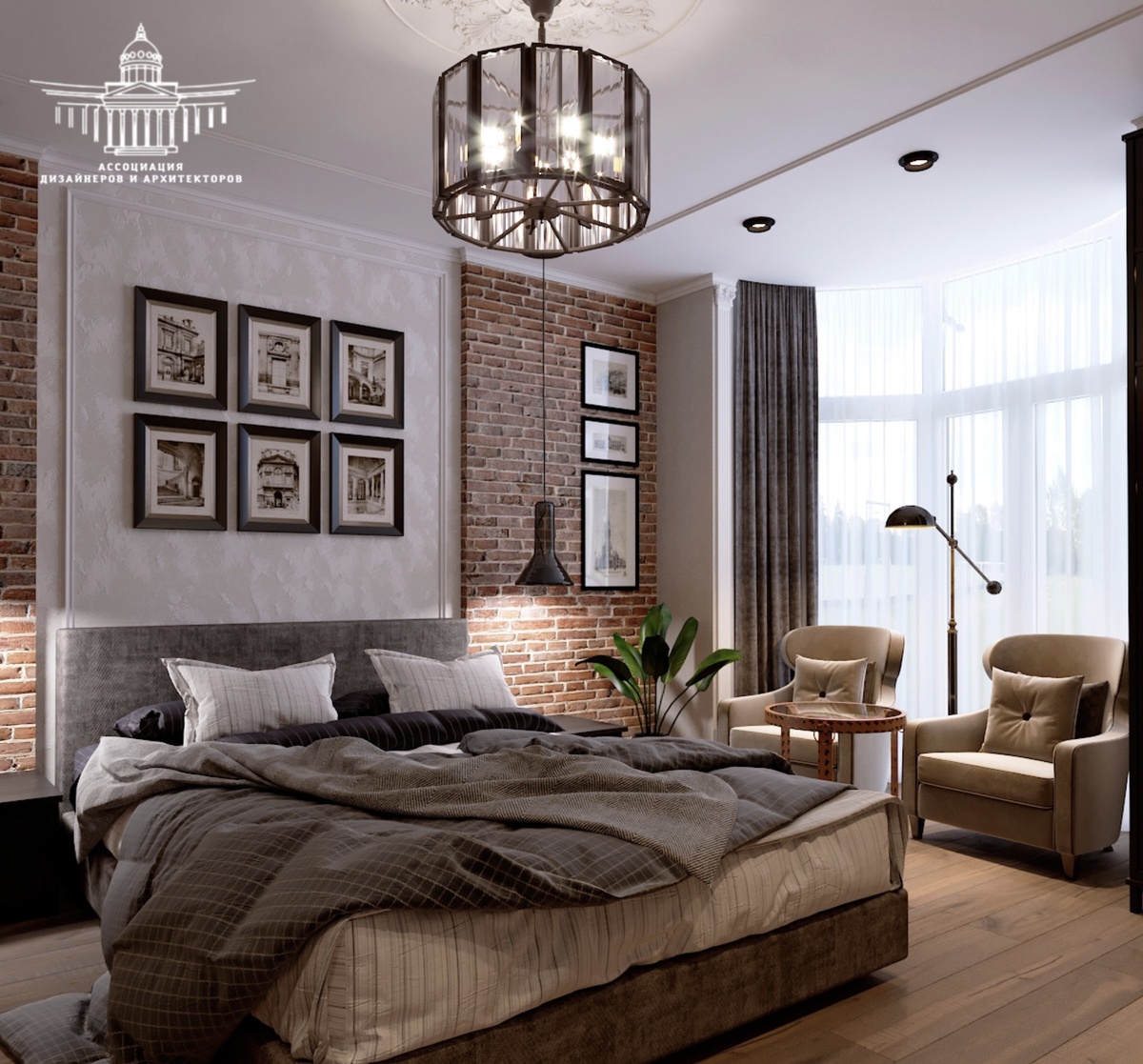 Спальня 23 м2. 