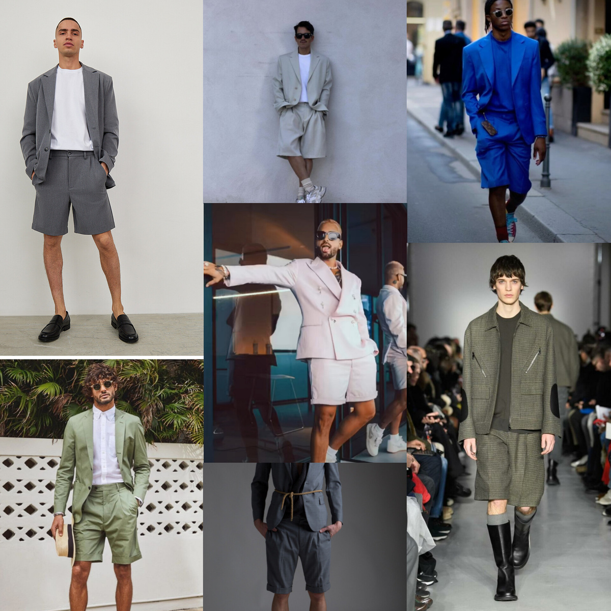 ( Рис 1. Мужской костюм с шортами) 