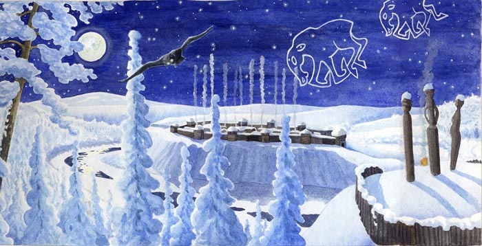 Славянское поселение