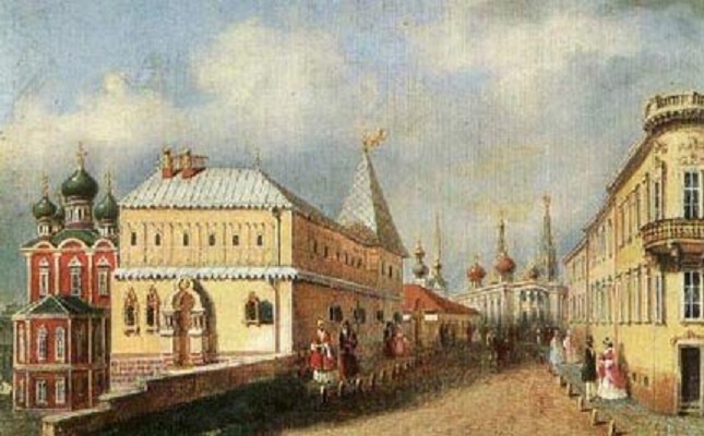 Улица Варварка. Рисунок 2 пол 19 в