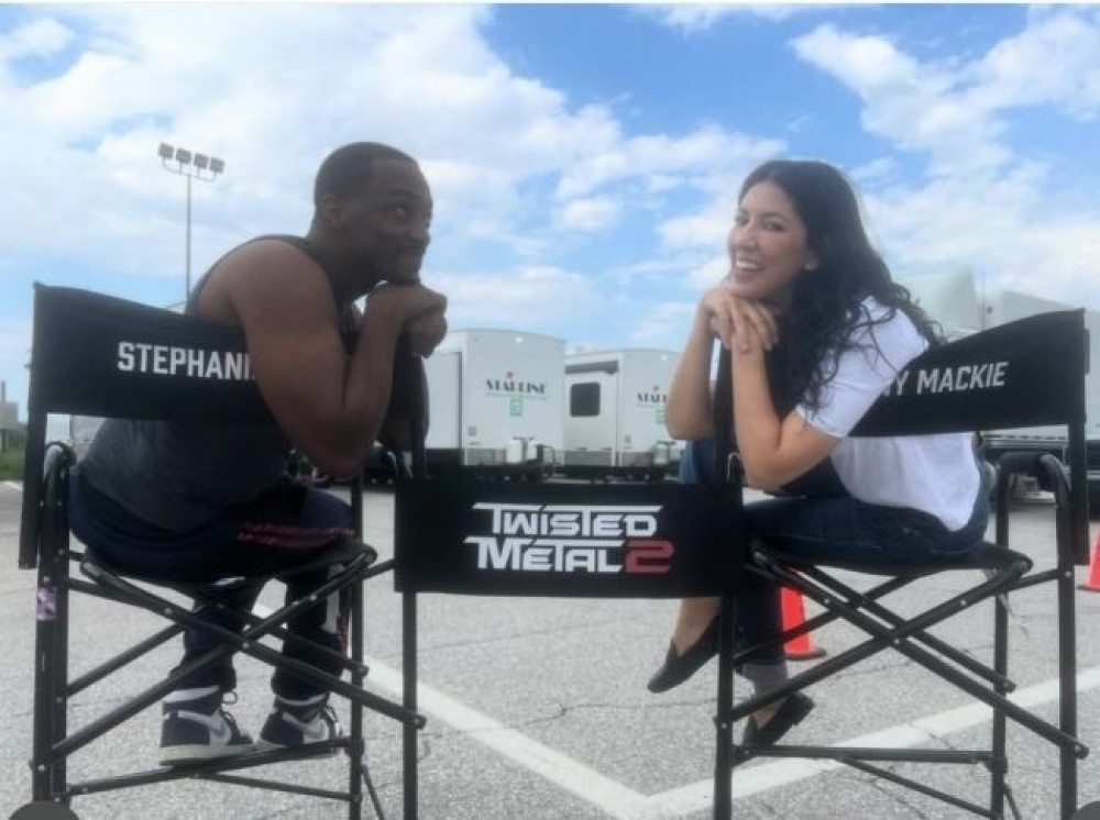     Кадр со съемок 2 сезона сериала «Скрежет металла» / Фото: X (бывший Twitter)*/aqizil/ *соцсеть запрещена в России